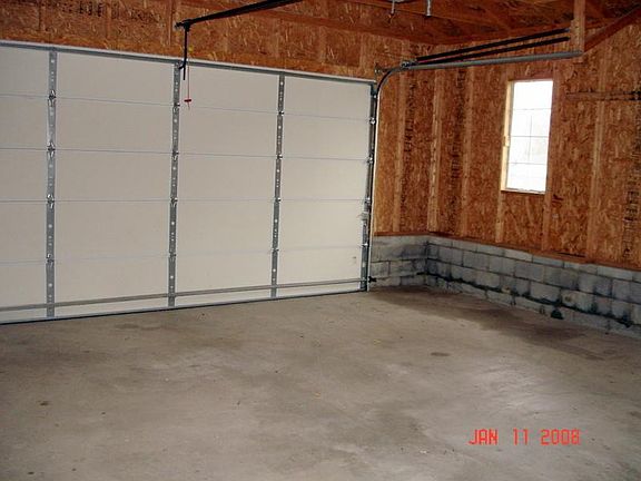 Inside of garage