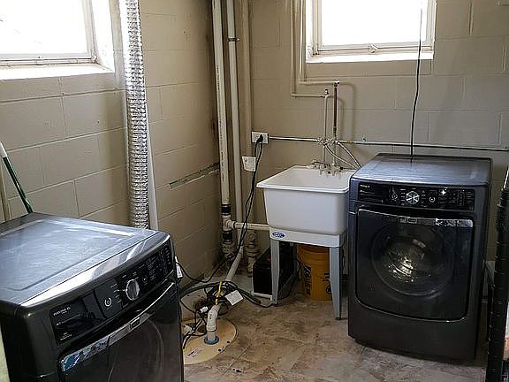 Sump pump installed Aug. ’17