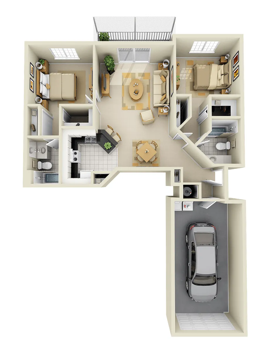 Floor plan B1 - Nassau