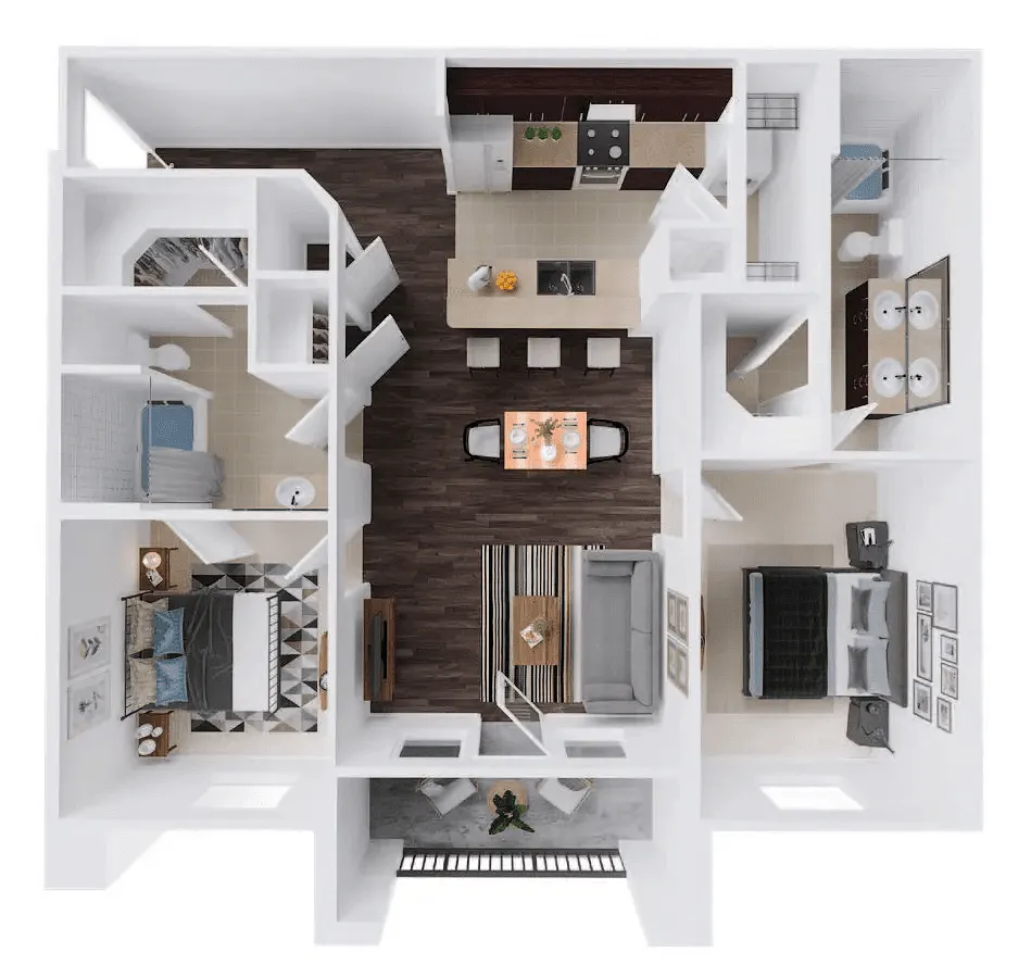 Floor plan D B1