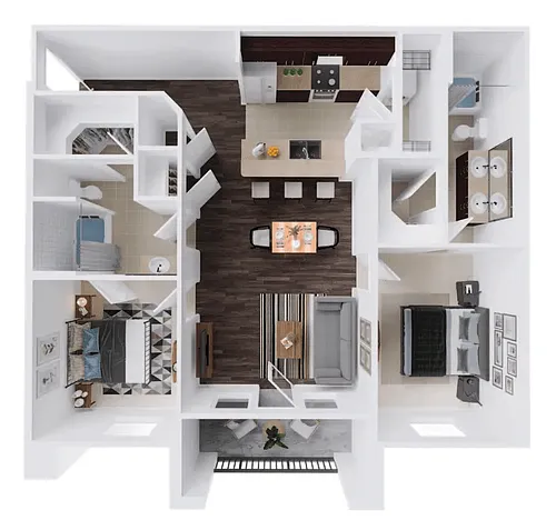 Floor plan D B1