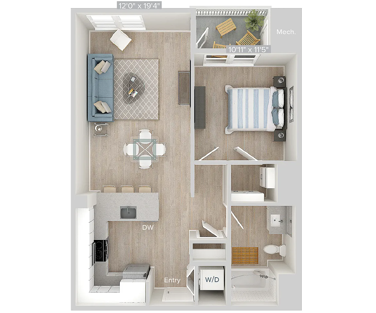 Floor plan A2U