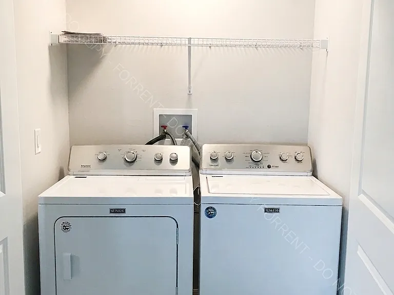 Enjoy the added convenience of an in-unit laundry area which comes fully equipped with a reliable washer and dryer set to make chores easier