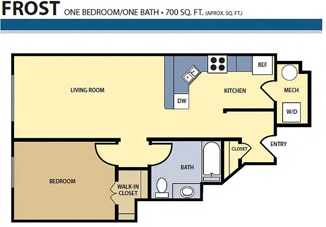 Floor plan Frost