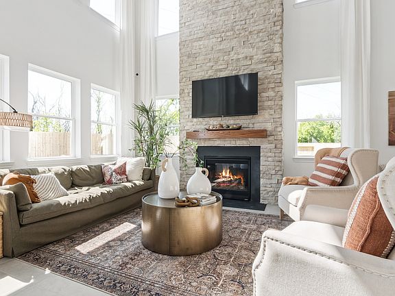 Great room with optional fireplace