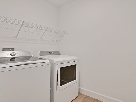 Convenient laundry room