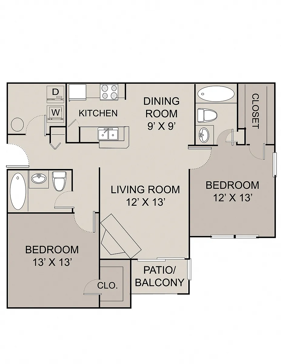 Floor plan ALLISON - B2
