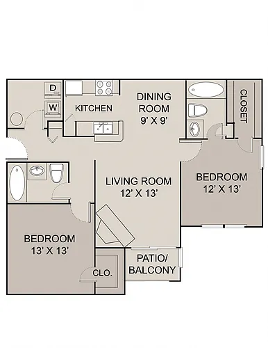 Floor plan ALLISON - B2