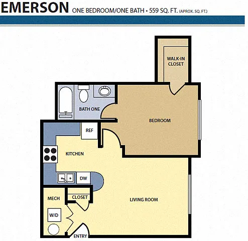 Floor plan Emerson