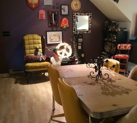 Living Room Nook- Great place for home office space.