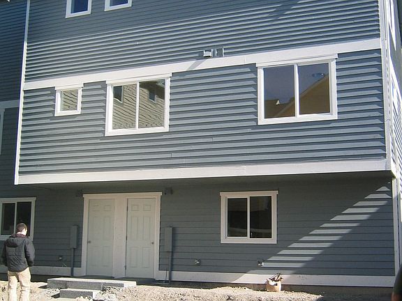 Back of townhouse - 2005 before we moved in