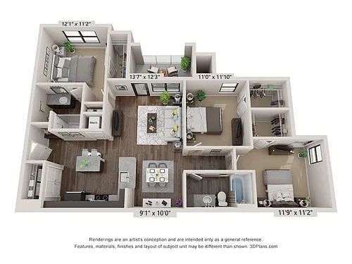 Floor plan C1