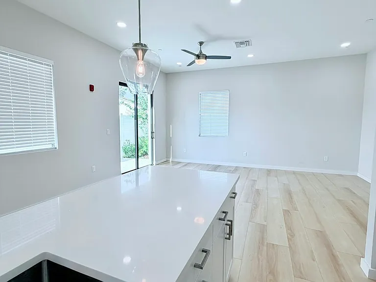 Kitchen and Living Space