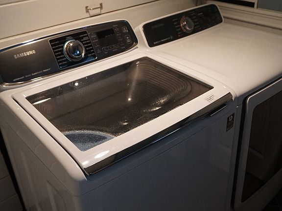New washer and dryer