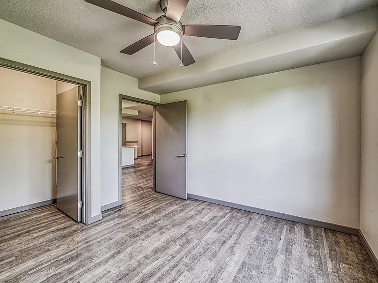 Luxury vinyl plank flooring throughout