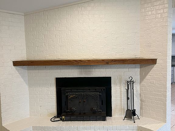 Fireplace in living room
