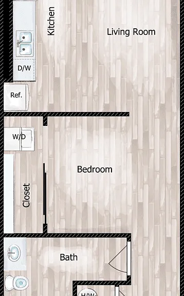 Inglewood - 10 FT Ceilings Floorplan Diagram