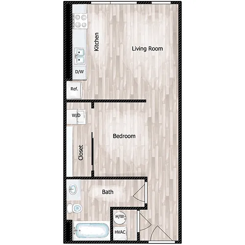 Floor plan Inglewood - 16 FT Ceilings