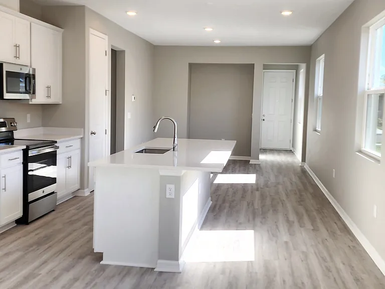 Large kitchen island