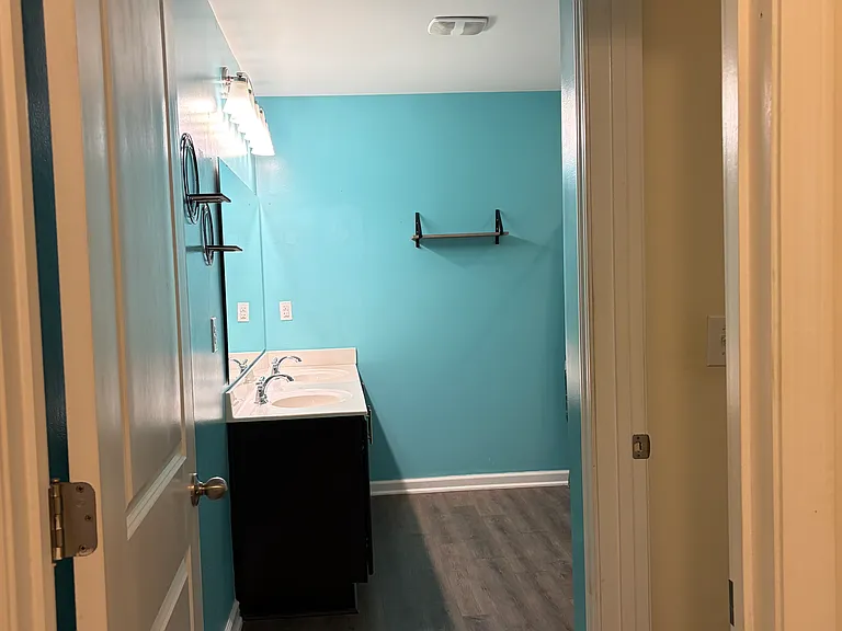 Master bath with toilet room on the right