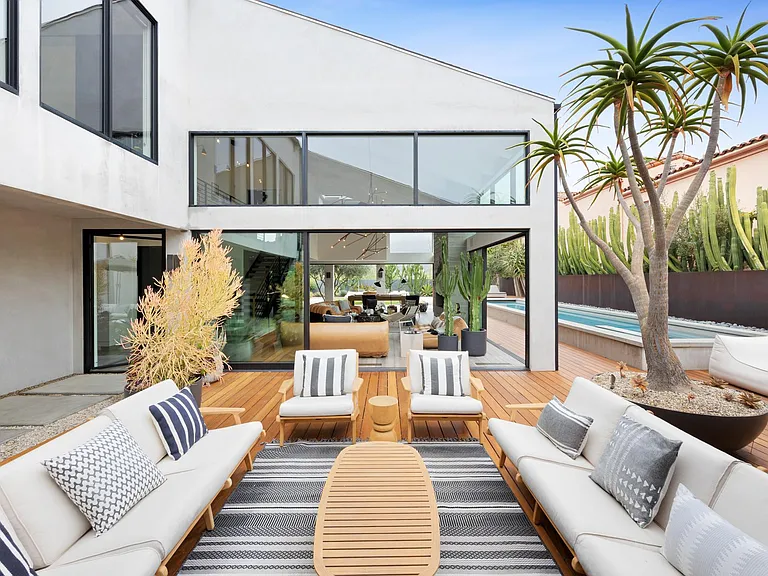 Beautiful designer furniture throughout the property.