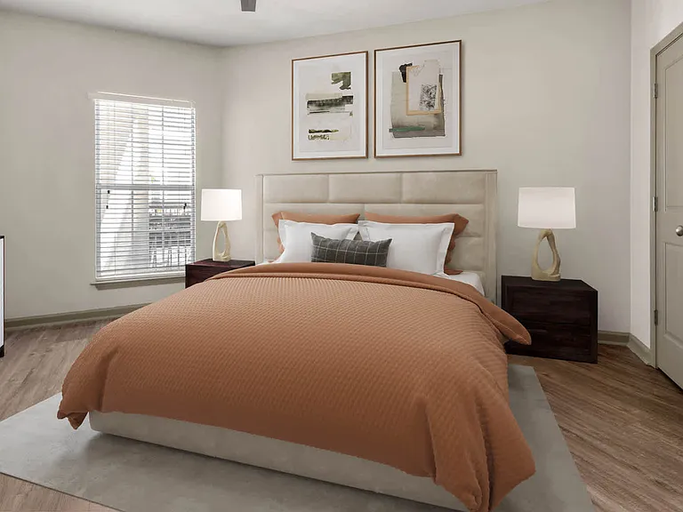 Bedroom with Hard Surface Flooring