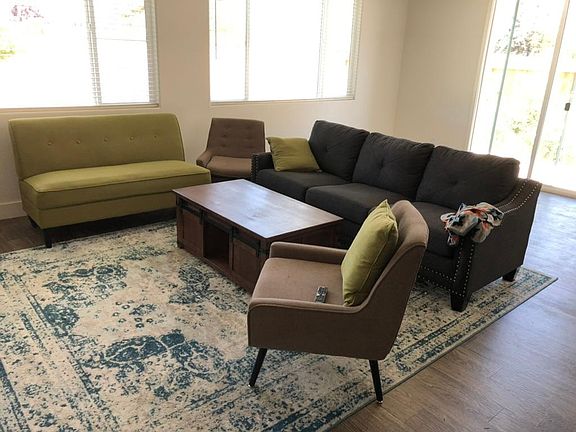 Living room with furnitures