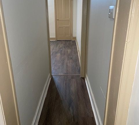 Hallway from kitchen to living room