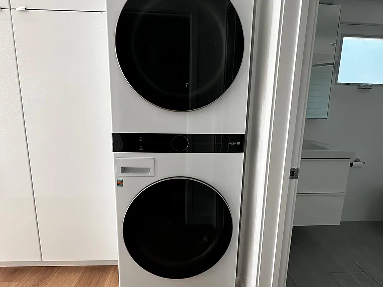 Premium washer/dryer.