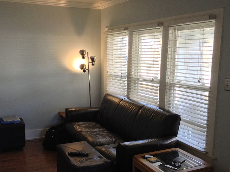 Hardwood floors and crown moldings in the living room