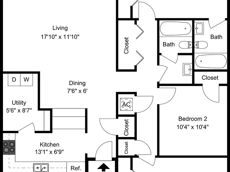 3 Bedroom 2 Bath 3 Bedroom 2 Bath