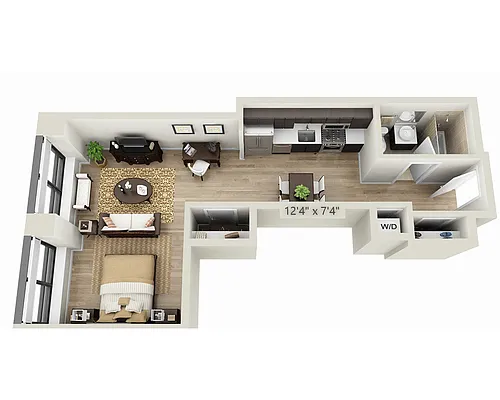 Floor plan Studio E1YD