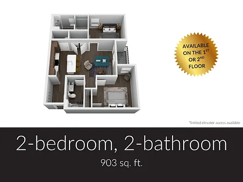Floor plan 2X2