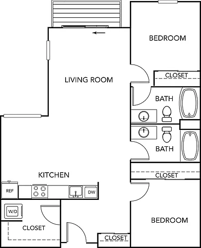 Floor plan Beacon D5
