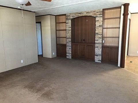 Living room with entertainment center