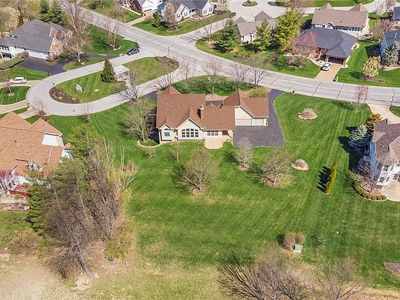 Large level lot with walk out basement too.