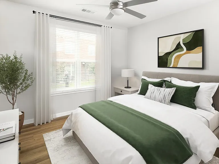 Finish Package II bedroom with hard surface flooring