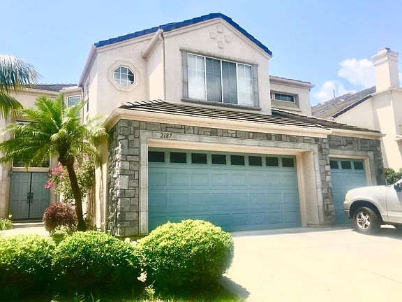 Front of home, three car garage
