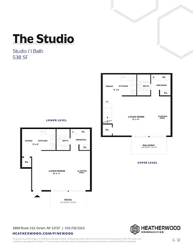 Floor plan The Studio