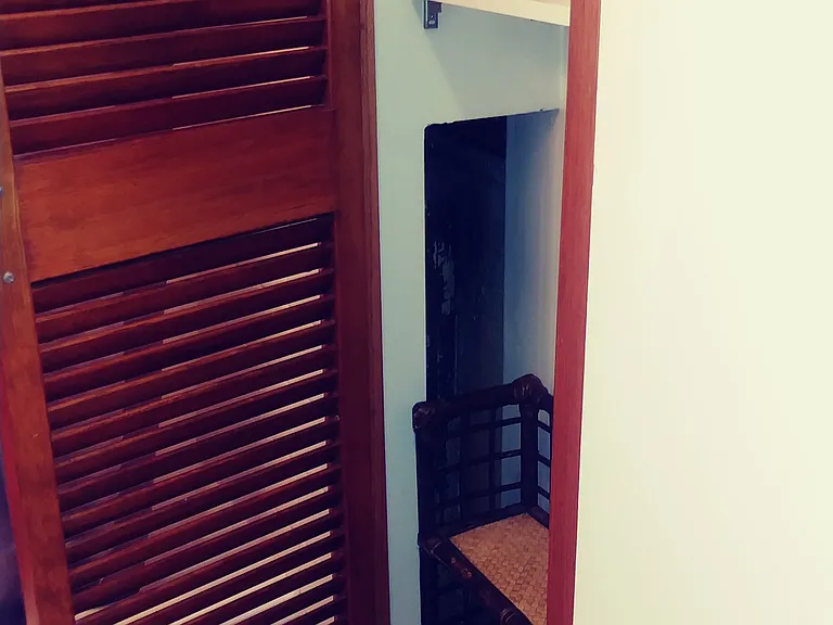 Linen/Closet area in the bathroom