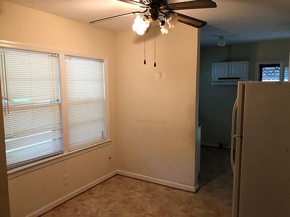Kitchen nook. Painting and new blinds will be completed.