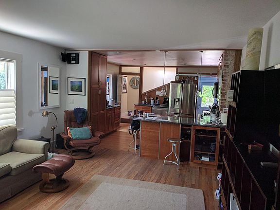 living room and kitchen