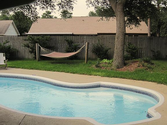 Backyard pool. 13,000 gallon. Pool service included.