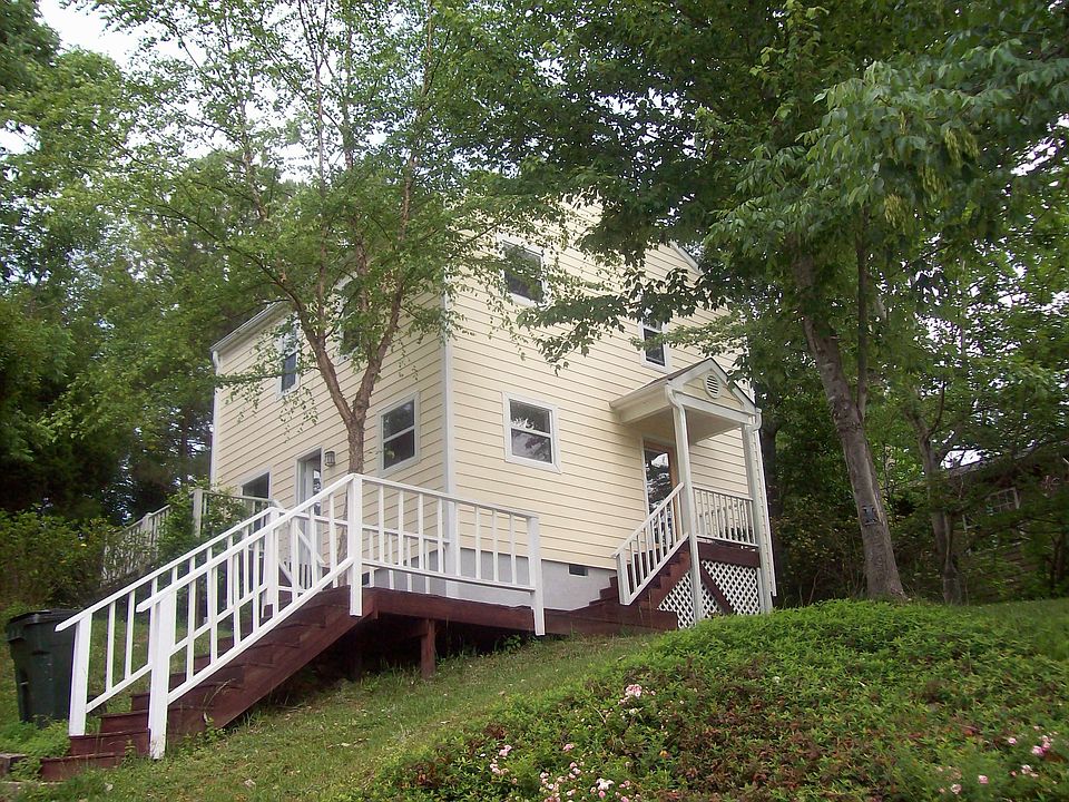 The front of the home. 