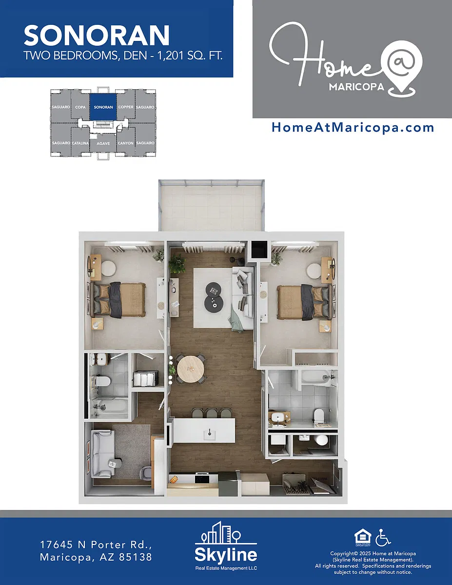 Floor plan Sonoran