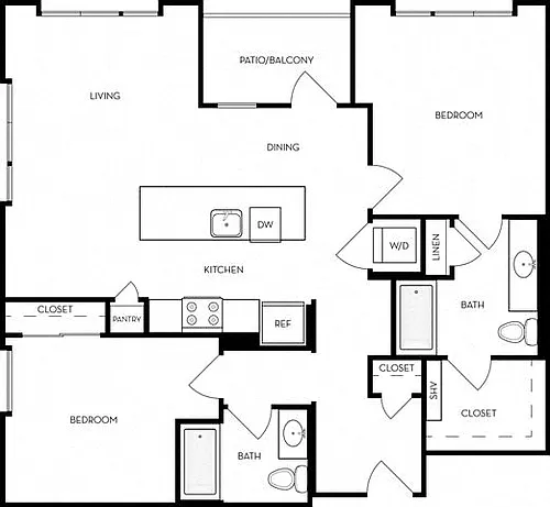 Floor plan B3