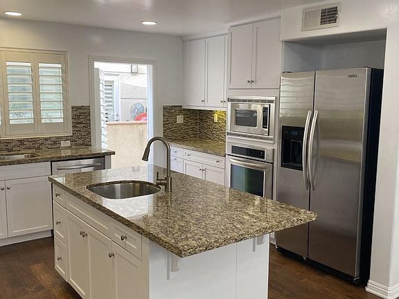 Updated appliances and off kitchen patio