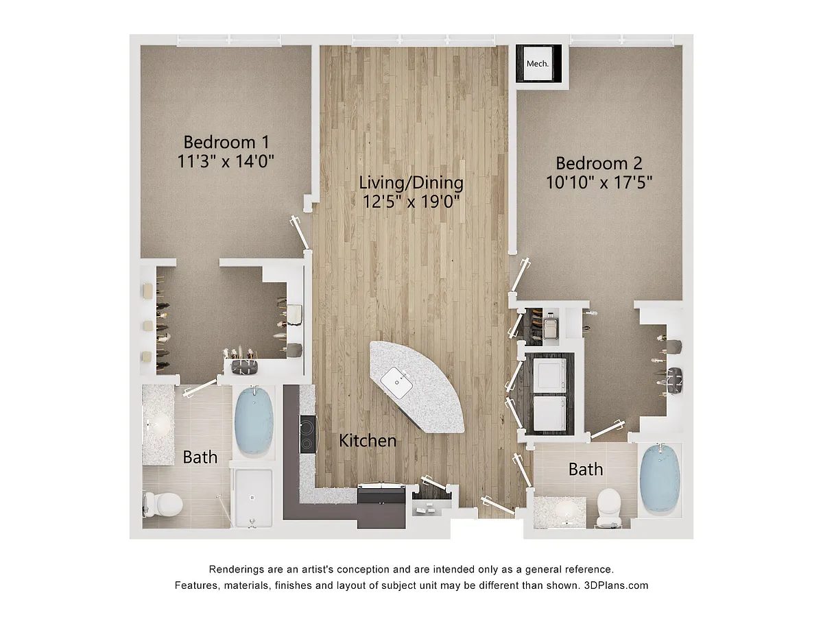 Floor plan B2-2