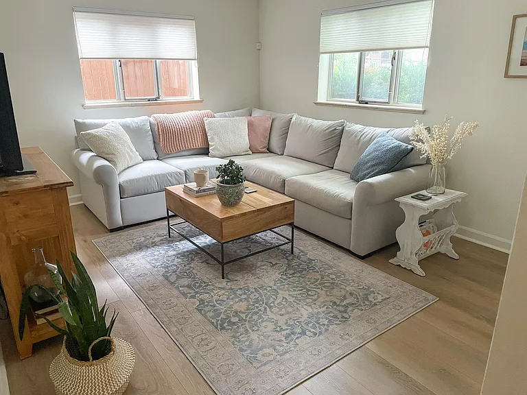 Downstairs spacious living room area
