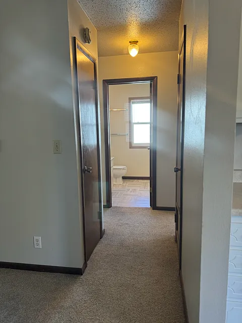 Hall closet to bedrooms and bathroom